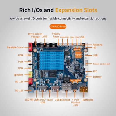 شراء H3 Smart HMI Motherboard رباعي النواة مالي-T764 4-pole 3.5mm jack سماعات الرأس التصنيع عبر الإنترنت