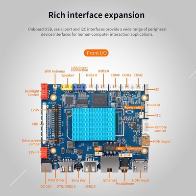 شراء H-T972 Smart HMI Mainboard Standard 16GB EMMC Standard 51Pin كابل شاشة LCD 4K واجهة VGA التصنيع عبر الإنترنت