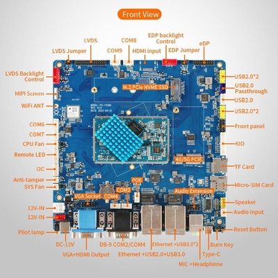 شراء ITX-3399 الحاسوب الصناعي الذكي اللوحة الرئيسية 8Ω·6W مخرج مكبر الصوت مزدوج القنوات التصنيع عبر الإنترنت