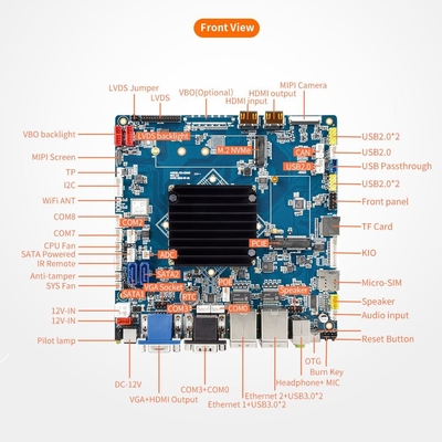 شراء ITX-Z3588 الكمبيوتر الصناعي الذكي اللوحة الرئيسية واجهة التحكم لمكافحة التلاعب التصنيع عبر الإنترنت