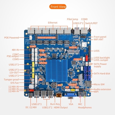 شراء VNS-3568 Smart Multi-network Ports Mainboard RJ116 واجهة خزانة النقد 1أعلى طاقة الحوسبة التصنيع عبر الإنترنت