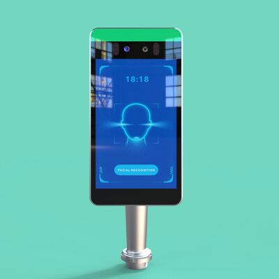 يشتري 8 بوصة عمود التعرف على الوجه كشف درجة الحرارة WIN10 256G التخلص التصنيع عبر الإنترنت