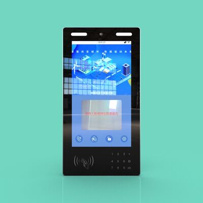 JP1504 AI تعديل الضوء 15.6 بوصة الحائط المثبتة جميع المعادن الوجه واكتشاف بصمات الأصابع محطة التحكم في الوصول