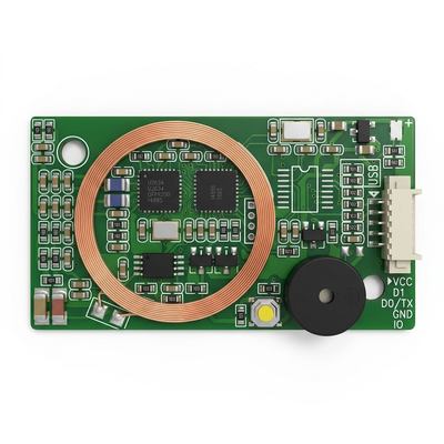 وحدة قارئ RFID مزدوج التردد JP-7941D4 بتردد 13.56 ميجاهرتز و 125 كيلوهرتز بواجهة USB و Wiegand و TTL و RS232 تدعم بطاقة الهوية من الجيل الثاني ISO14443A/B