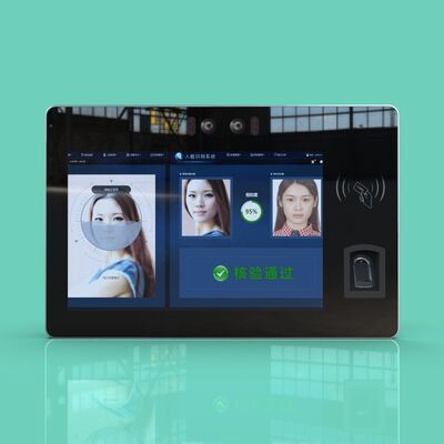 8 بوصة نوع العمود جهاز Android التعرف على الوجه المحطة IP65 مقاوم للماء 2G ذاكرة تشغيل